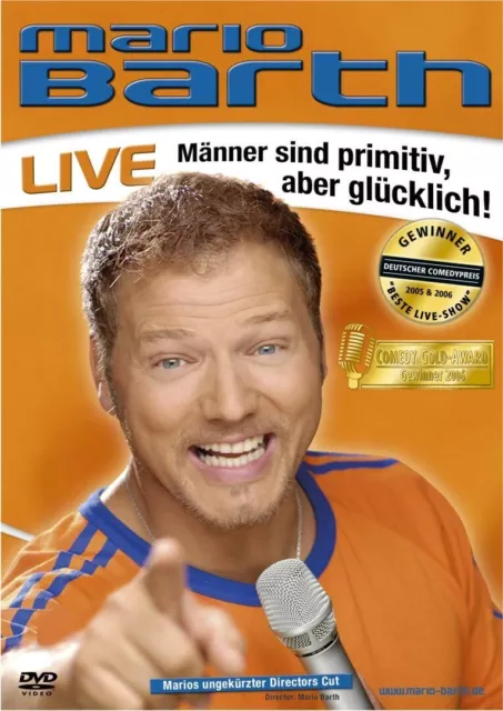 Mario Barth Live - Männer sind primitiv, aber glücklich! DVD -  Neu! OVP1