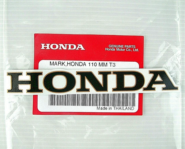 ORIGINAL HONDA AUFKLEBER 11cm x 15cm Sticker Schriftzug Logo Emblema