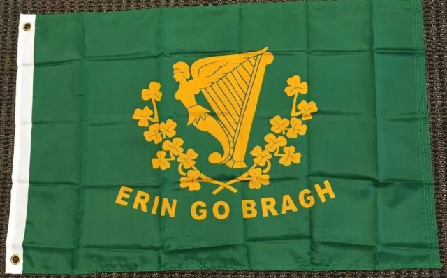 3x5 Erin Go Bragh Flag Irish Ireland Polyester Banner 3' x 5'