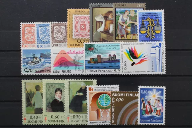 Finnland, MiNr. 760-776, Jahrgang 1975, postfrisch - 647322