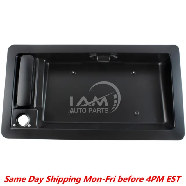 Rear Back Door Handle & License Plate Tag Bracket Cargo For Ford Van 92 - 2007