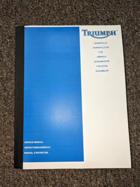 2005-2008 Triumph Speedmaster 900 Motorcycle Shop Service Repair Manual 2006 200