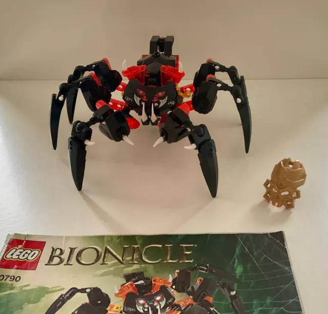 LEGO BIONICLE 70790 Herr der Totenkopfspinnen Lord of Skull Spiders VOLLSTÄNDIG