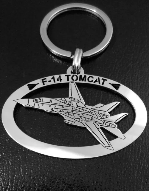 Keyring / keychain aircraft airplane F-14 TOMCAT