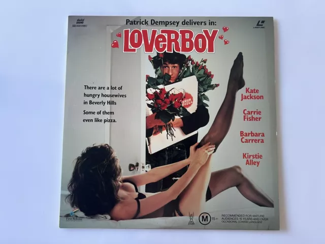 Loverboy (1989) Laserdisc Movie PAL - Patrick Dempsey First Release RARE