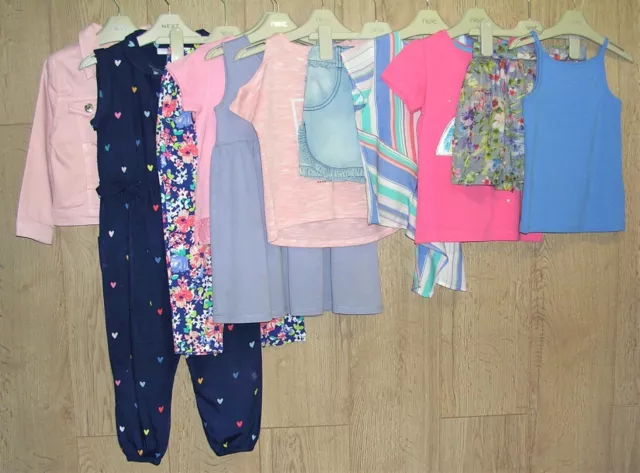 RIVER ISLAND NEXT M&S etc Girls Summer Bundle Dress Shorts Tops Age 3-4 104cm
