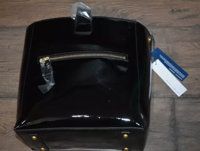 Dooney & Bourke Lana Black Patent Leather Shoulder Bag NEW