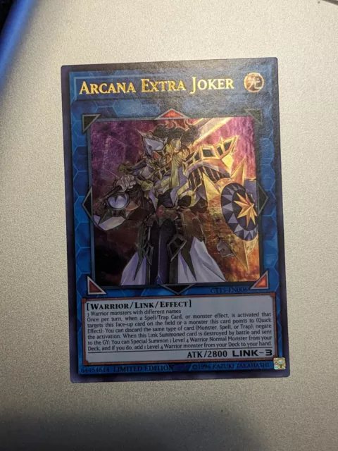 Yu-Gi-Oh Card - CT15-EN006 - ARCANA EXTRA JOKER (ultra rare holo) - NM/Mint
