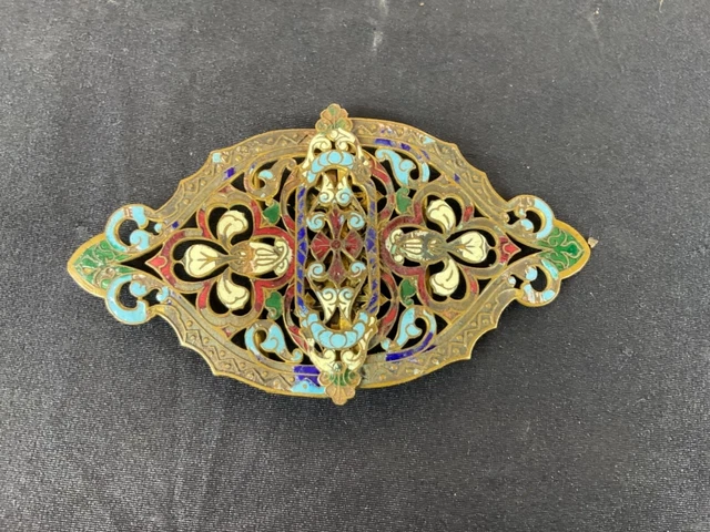 ANCIENNE IMPORTANTE BOUCLE DE CEINTURE ART NOUVEAU JUDGENSTIL 1890