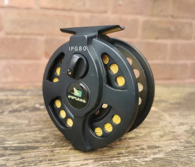 VINTAGE IMPULSE IPG 80 Wide Drum Fly Fishing Reel 3.75 Diameter + Fly Leader 21.99 - PicClick UK VINTAGE IMPULSE IPG 80 Wide Drum Fly Fishing Reel 3.75 Diameter + Fly Leader 21.99 - PicClick UK