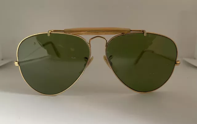 Ray Ban Aviatore Vintage Usa b&l  Occhiali Da Sole Originali