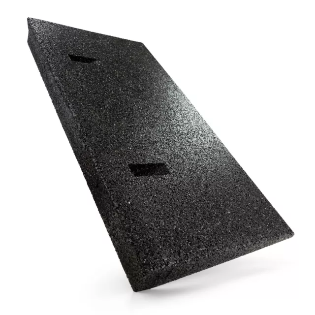 Bordsteinrampe Goma Negro I Ancho: 50 CM I Altura: 45MM I Rampa Colisión