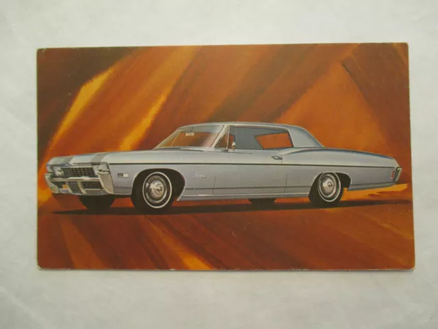 Impala Custom Coupe by Chevy Chevrolet car Automobile #2 Postcard