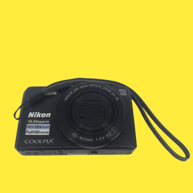 FOR PARTS - Nikon COOLPIX S7000 16.0MP Digital Camera - Black #5555 z65/152