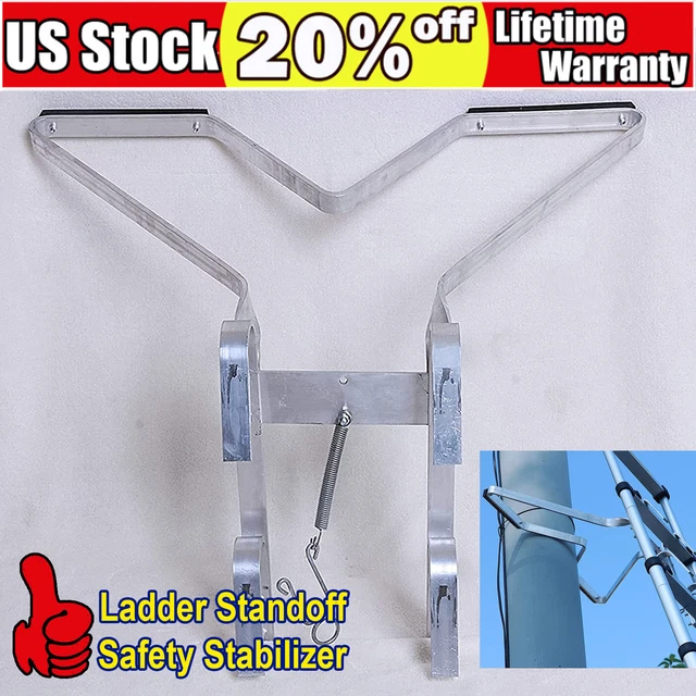 UNIVERSAL LADDER STANDOFF Vshaped Downpipe Ladder Accessory Easy