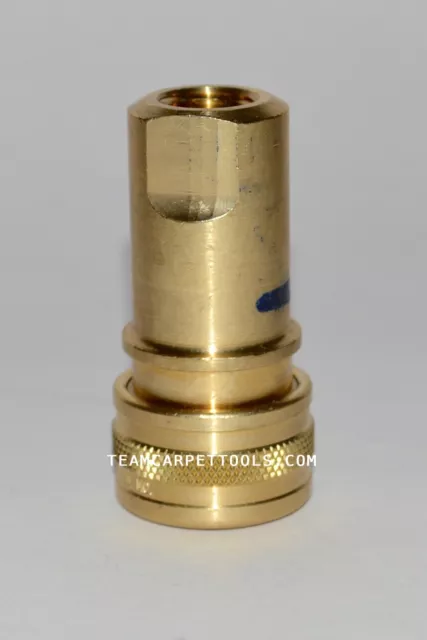 FOSTER Laiton W / Ss Femelle Déconnexion Rapide (Qd ) 1/4 Moquette Nettoyage É-u