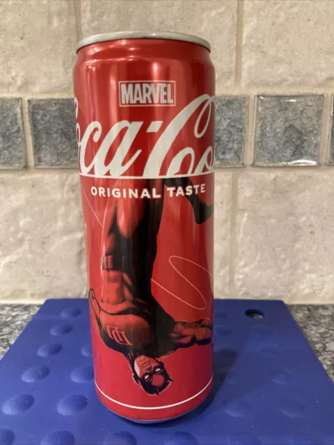 Coca Cola 2024 Tall Skinny 12oz Marvel Daredevil Commemorative Soda Can