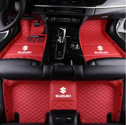 For all Suzuki models custom luxury front & rear liner waterproof car floor MATS