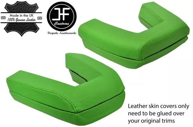 Green Real Leather Roll Over Bar Covers Fits Bmw Z4 E85 Roadster 2003-2009