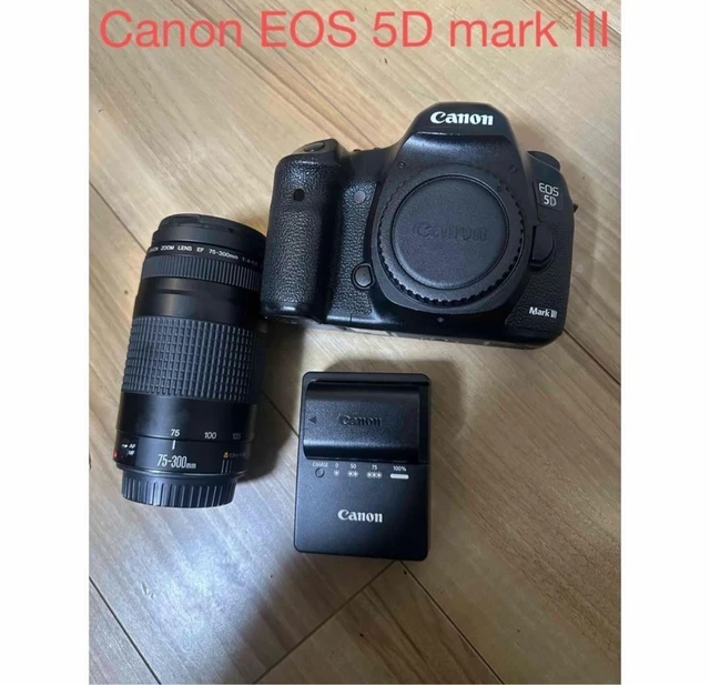 CANON EOS 5D Mark III 22.3MP Digital SLR Camera w/Canon EF 75