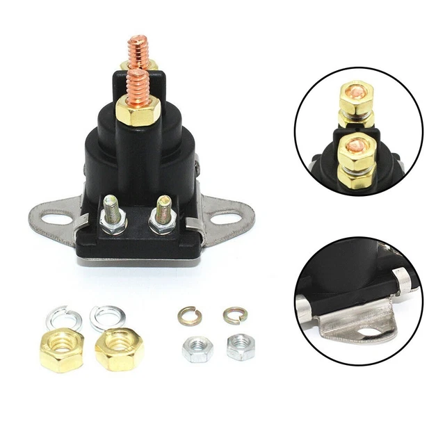 Ashata Relais De Démarrage Moto Solénoïde De Relais De Démarreur De Moto VTT Pour Honda TRX250X