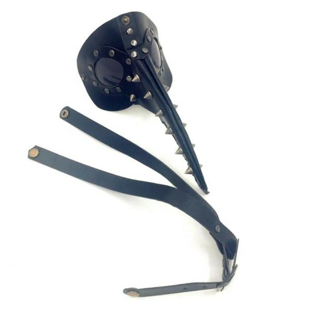 Spike Steam Punk Plague Doctor Costume Mask Masked Ball Long Nosed Bird beak
