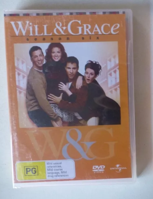WILL & GRACE SEASON 6 dvd set REGION 4 comedy COMPLETE SIXTH SERIES sitcom NEW