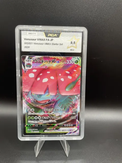 Carte Pokémon Card " Venusaur / Florizarre VMAX " 002/021 japanese PCA 9,5