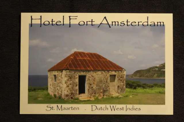 Postcard Insel St. Martin Maarten Island Karibik Caribbean West Indies Fort W.I.