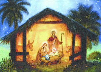 The Nativity Randy Wollenmann Religious LPG Greetings Christmas Card