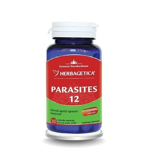 Parasites 12, 30/60/120 Capsules, Herbagetica