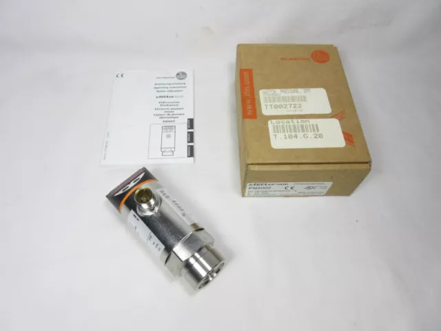 ifm, efector 500, Pressure Sensor with Display, PN5002, M12, New in Box, NIB