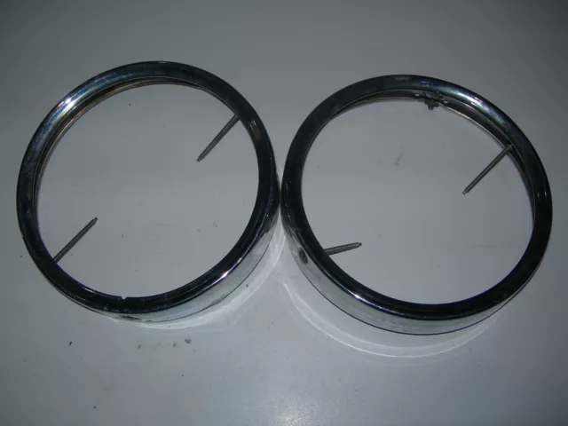 VW Chrome Headlamp Rim Headlight Ring T2 Split Screen  Camper Bus Van