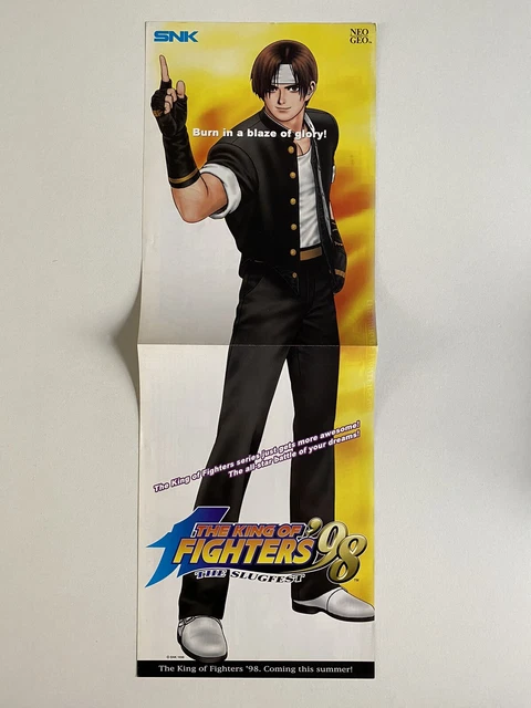 Affiche Publicitaire The King Of Fighters '95 Pour Neo Geo AES – Format A4