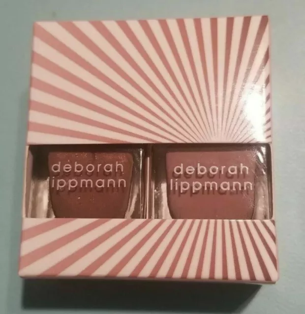 Deborah Lippmann Nail Polish Duo Oh Donna And Modern Love  .27 Oz Each Nib