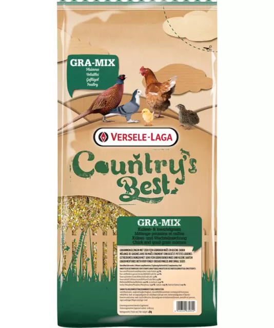 (0,92€/kg) Versele-Laga Country's Best GRA-MIX Küken & Wachtel Mischung 20kg