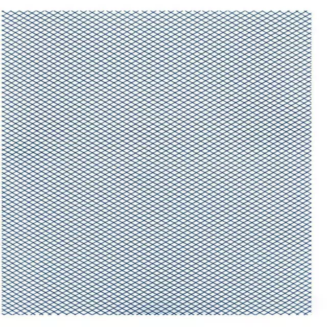 093580 TNT Griglia Decorativa Alluminio COLORE BLU Anodizzato 30 x 30