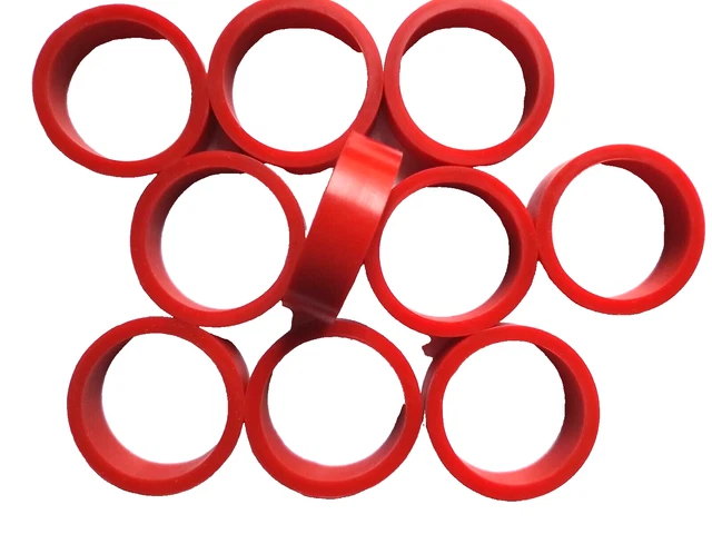 10 élastiques Gottlieb Rouge Pour Flipper – Joints Silicone Premium Pinball