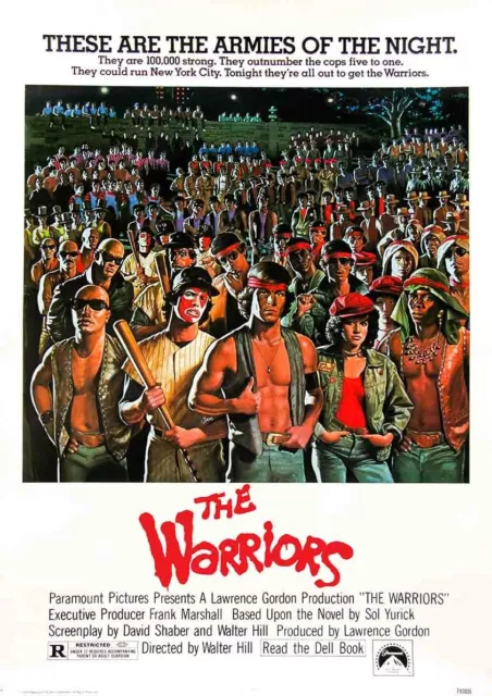 THE WARRIORS 1979 Film POSTER PRINT A5 A2 70s Cult Indie Cinema Movie Wall Art