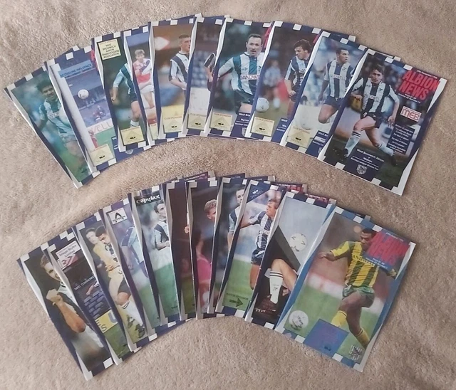 West Bromwich Albion Fc  1990-1991 Season - Home Matches - Football Programmes