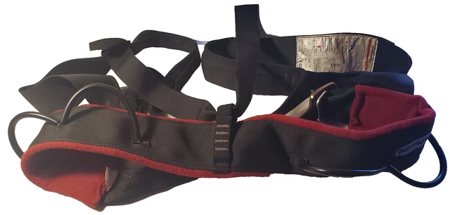 Black Diamond Climbing Harness Alpine BOD Sit Harness Bk & Red Sz L 650012