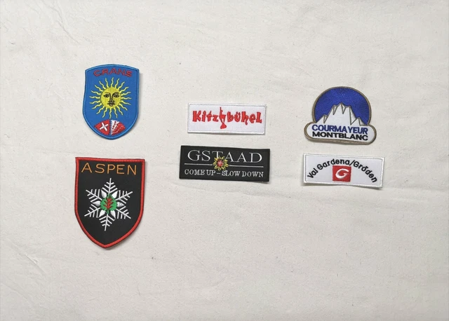 VINTAGE PATCH STATION de SKI Insigne ECUSSON LES MENUIRES Les 3 Vallées Neige EUR 9,99 - FR