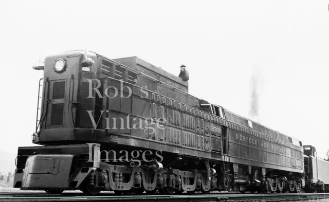 Norfolk & Western photo 2300 Steam Turbine Electric Railroad  Train NW #2