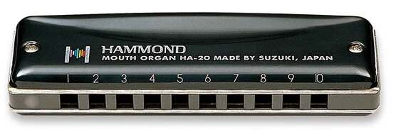 Harmonica diatonique Suzuki Hammond HA-20 neuf La - A  --> Envoi rapide !