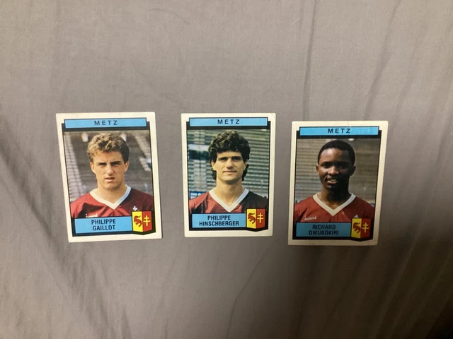 ANCIENNE IMAGE DE FOOT PANINI 88 1988 MAILLOT TOULON LAURENT