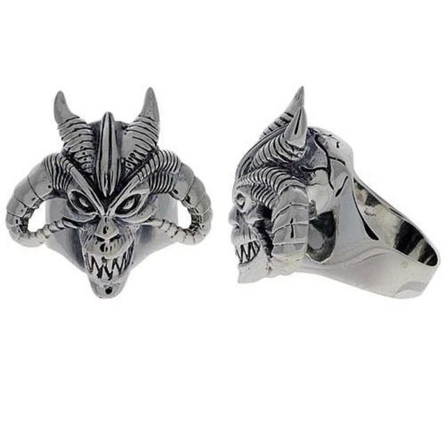 Porte-clés Chaîne Tribal En Argent Sterling 925 - Motif Crâne Gothique - Fait Main - Longueur 12-36 Pouces