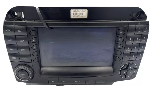 04-06 Mercedes W220 S430 CL500 Navigation Command Comand Head Unit GPS CD OEM