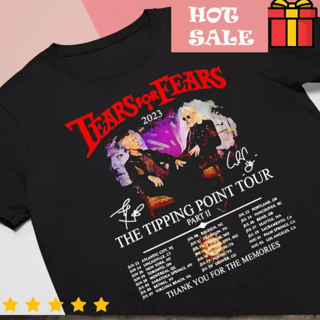 TEARS FOR FEARS 2023 The Tipping Point Tour T-shirt Tour 2023 EE2000 ...