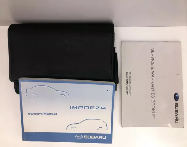 Subaru Impreza GH (3rd gen) Owner's Manual / Handbook Pack Wallet & Service Book