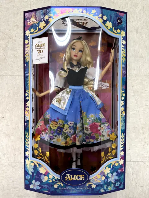 Disney Alice in Wonderland Doll by Mary Blair Limited Edition 70th Anniversary